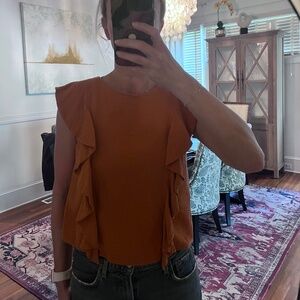 BP ruffle detail sleeveless top